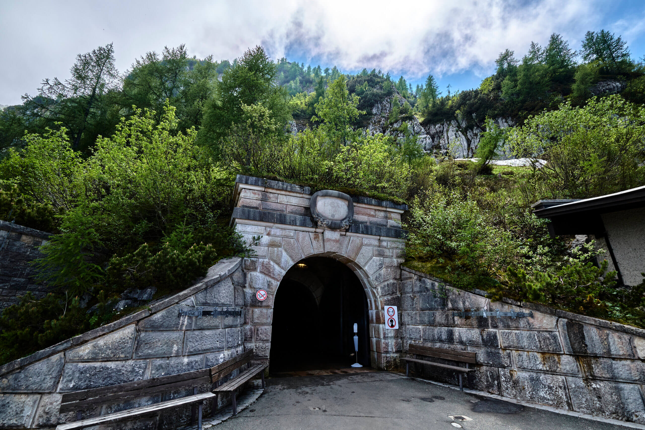 entrance tunnel to the Eagle's Nest